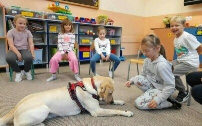 Czworonożny pracownik kęckiej „Dwójki”