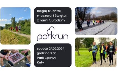 Biegaj, truchtaj, maszeruj i świętuj 1. urodziny parkrun w Kętach!