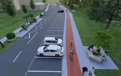 Osiedle Nad Sołą po przebudowie drogi - zobacz wizualizację!