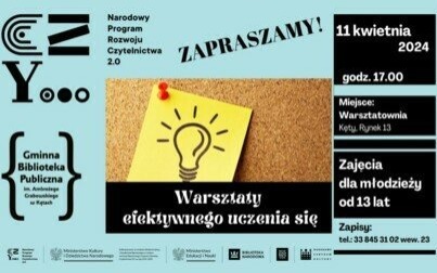 Zapraszamy na warsztaty efektywnego uczenia się