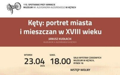 Kęty: portret miasta i mieszczan w XVIII wieku. 115. Spotkanie przy armacie przed nami!