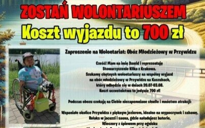Dawid szuka wolontariusza na wakacyjny wyjazd. Pomożemy?
