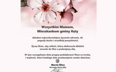 Życzenia Burmistrza Gminy Kęty z okazji Dnia Matki