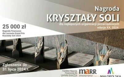 Nagroda Kryształy Soli - 25 tys. zł dla najlepszej organizacji
