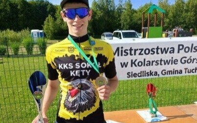 Kolarze kęckiego Sokoła ponownie z sukcesami! Gratulujemy!