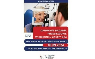 Badania przesiewowe w kierunku zaćmy oka