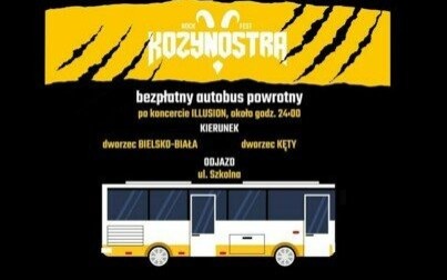 KozyNostra Rock Fest 2024: Baw się na koncertach i wróć do Kęt bezpłatnym autobusem!