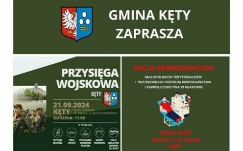 Akcja krwiodawstwa podczas przysięgi wojskowej