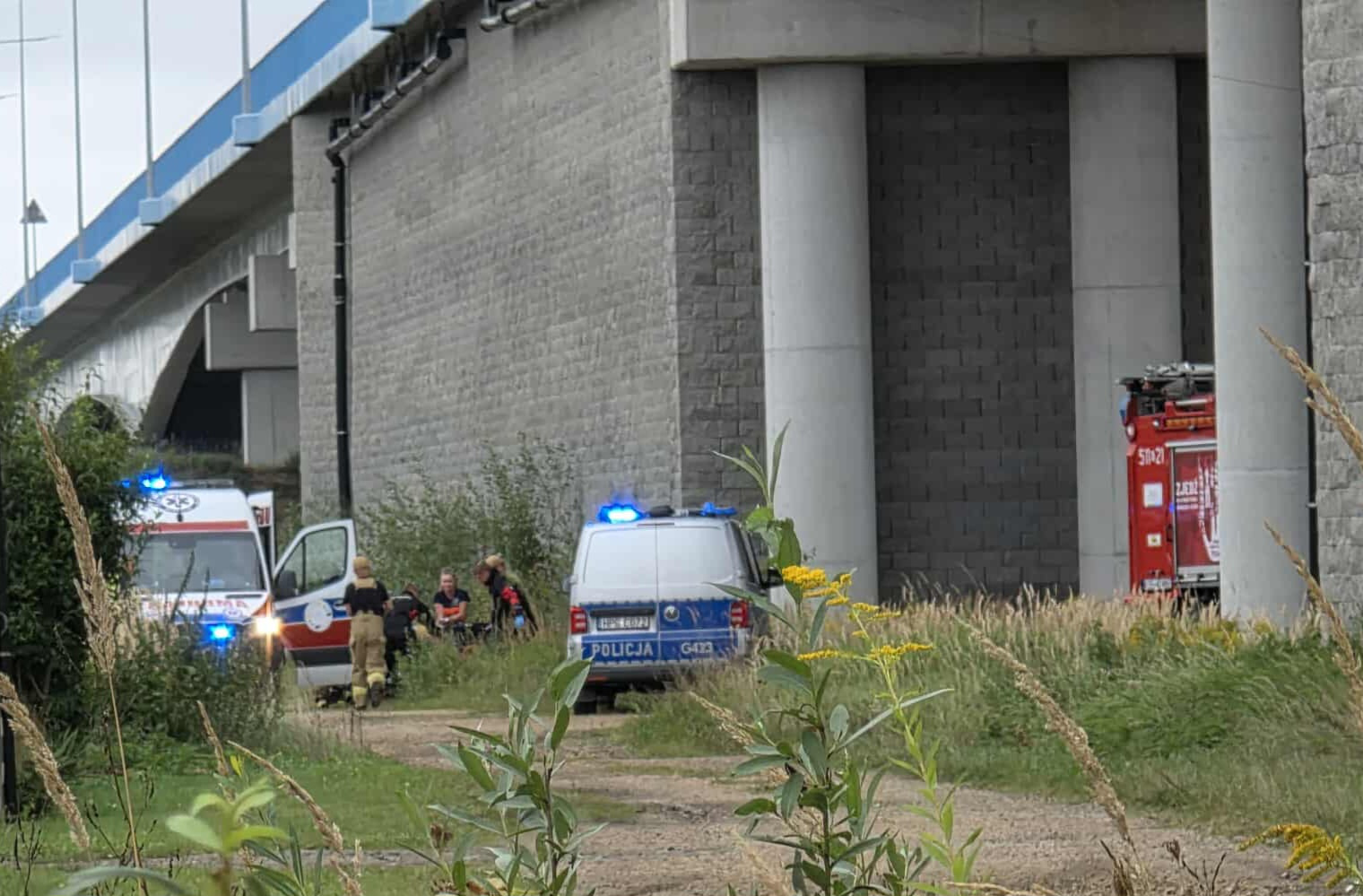 Szczegóły interwencji służb po skoku mężczyzny z mostu na Wiśle