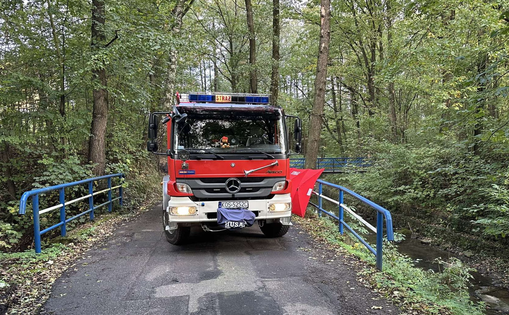 Zwłoki mężczyzny odnalezione w potoku