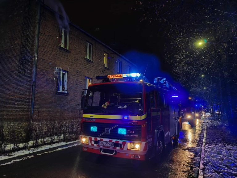 Tragiczny pożar w Chełmku. Nie żyje 67-letni mężczyzna