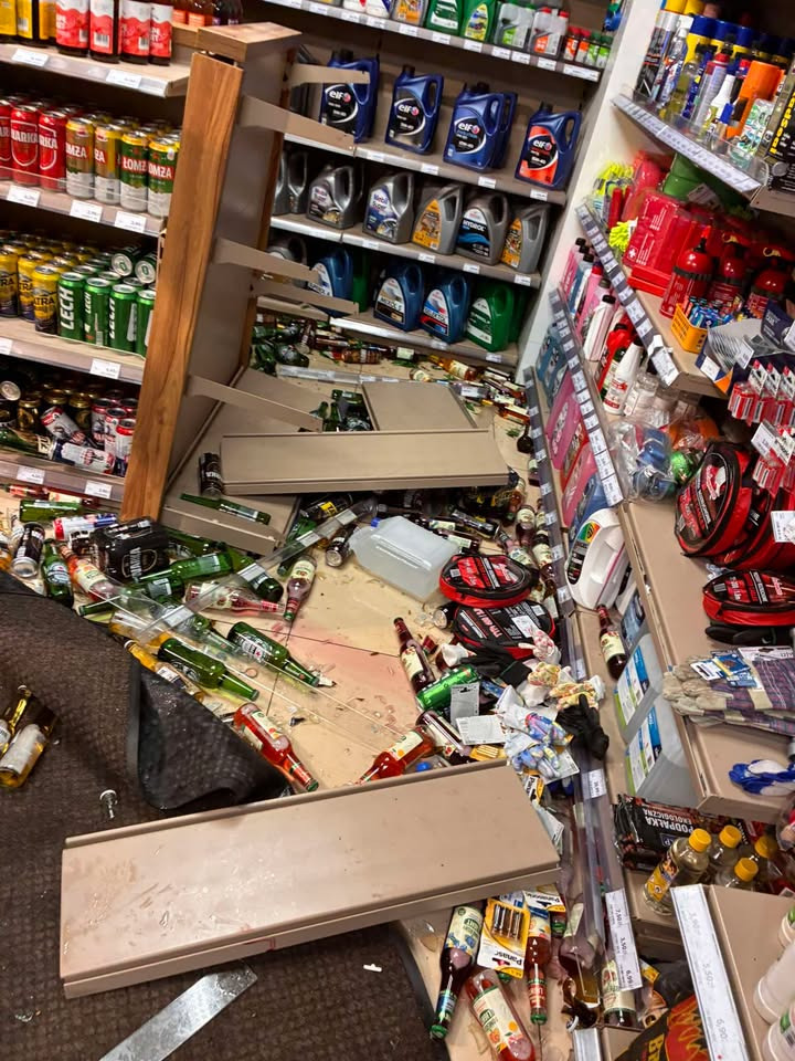 Wielka awantura na stacji paliw w Kętach