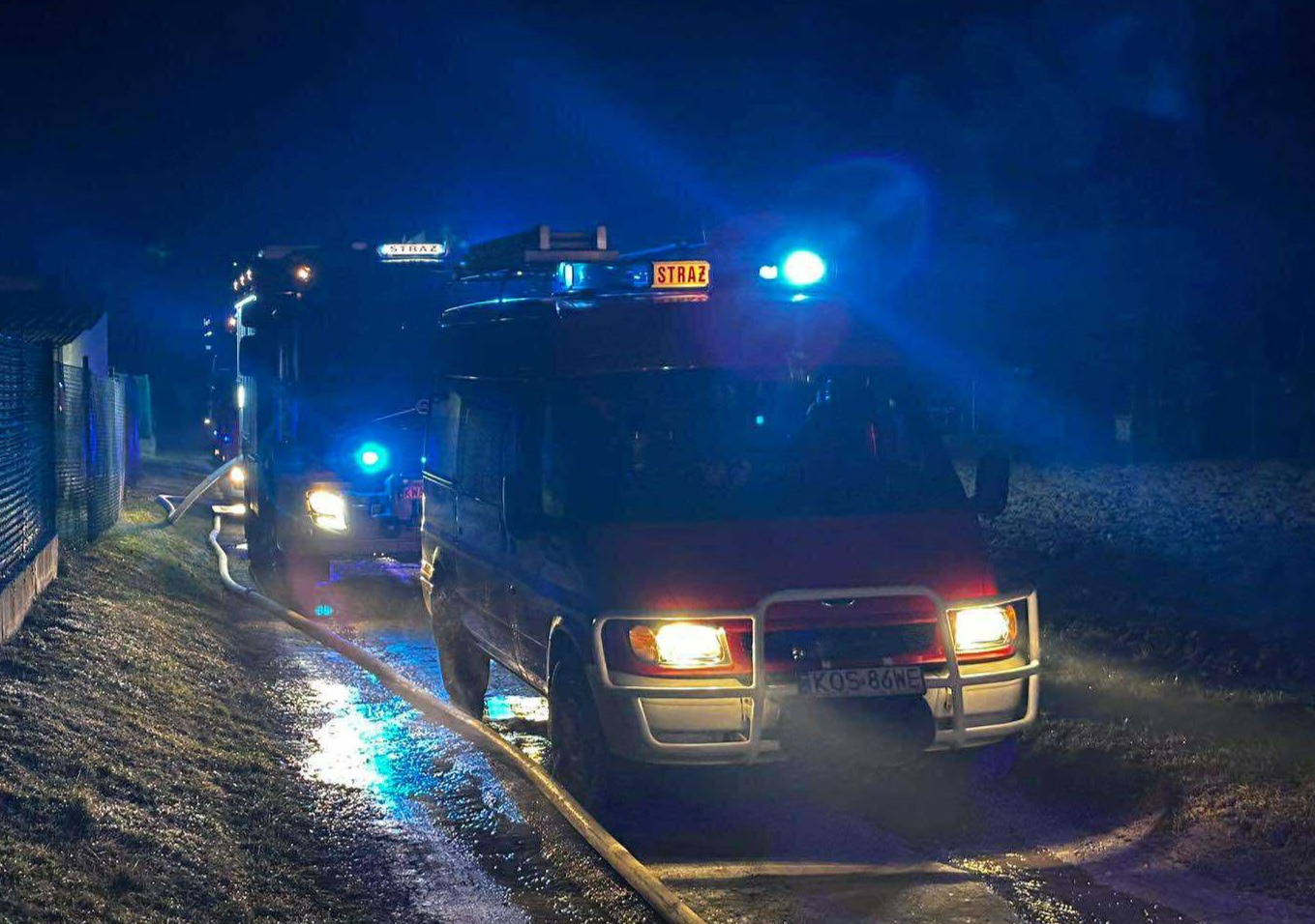Pożar zabudowań w Bulowicach