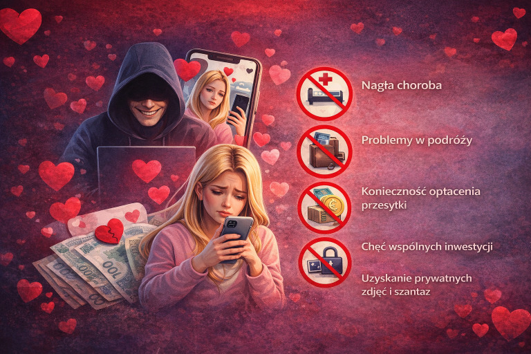 Uwaga na oszustwa za pośrednictwem portali randkowych!