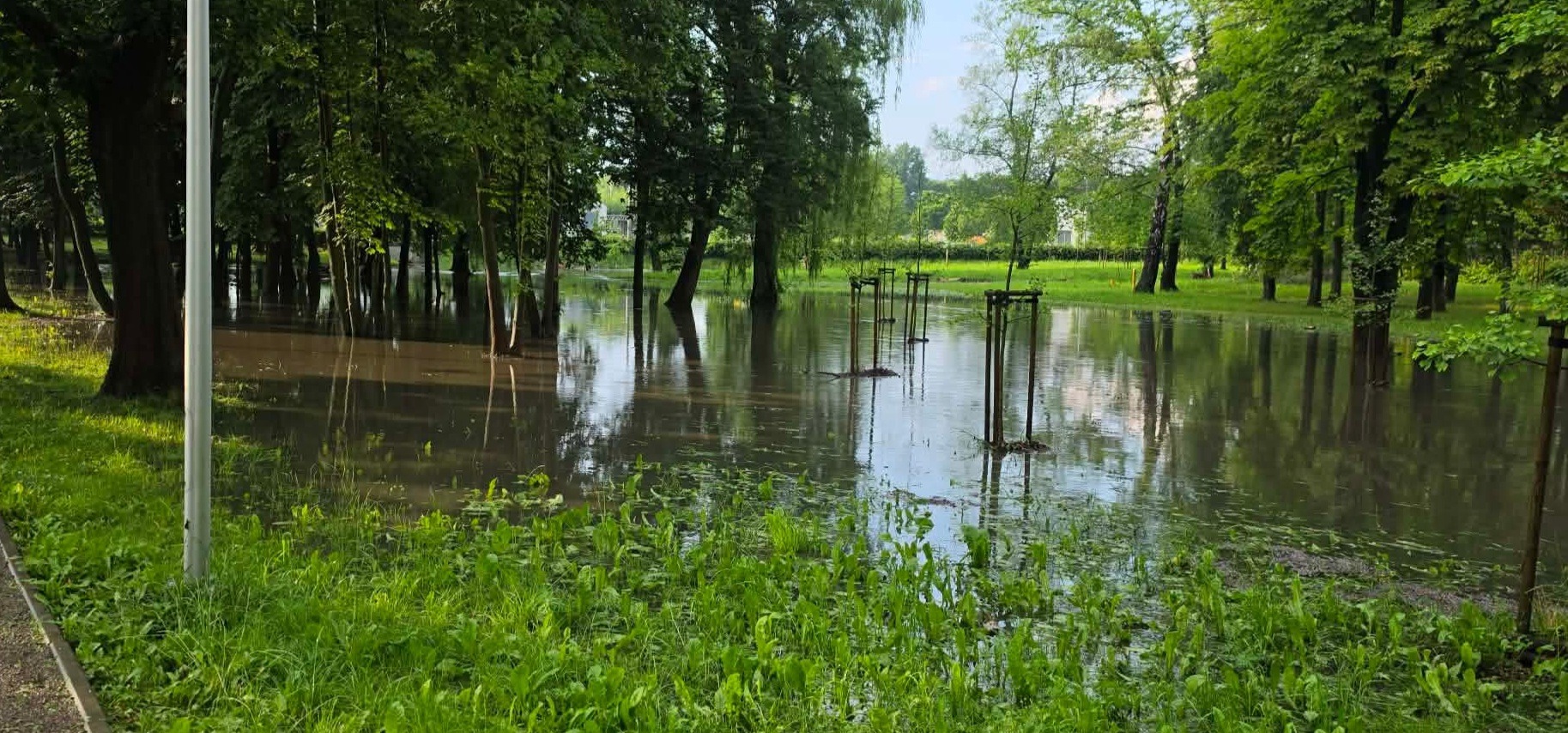 Blisko 20 interwencji strażaków po przejściu gwałtownej burzy nad powiatem oświęcimskim