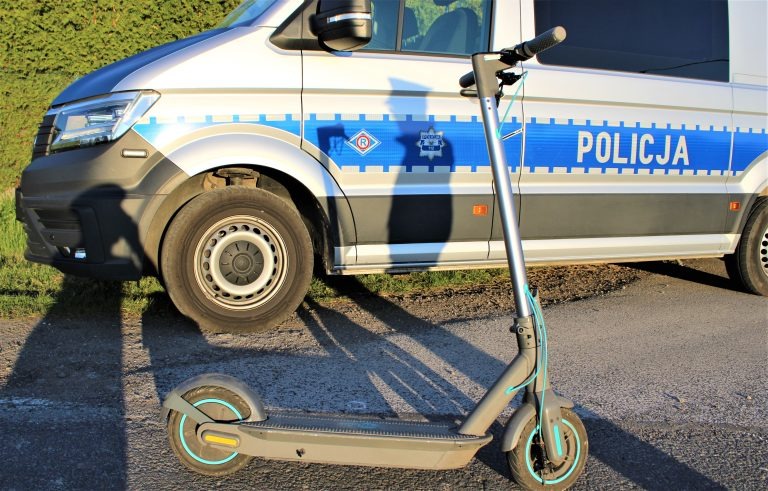 13-latek przewrócił się na hulajnodze elektrycznej w Oświęcimiu. Policja apeluje o ostrożność