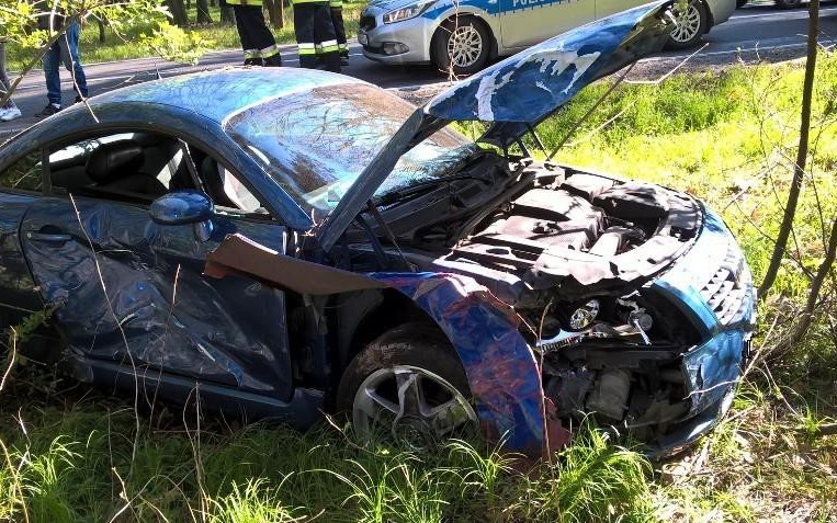 Zderzenie trzech samochodów w Jawiszowicach. ZDJĘCIA, FILM !