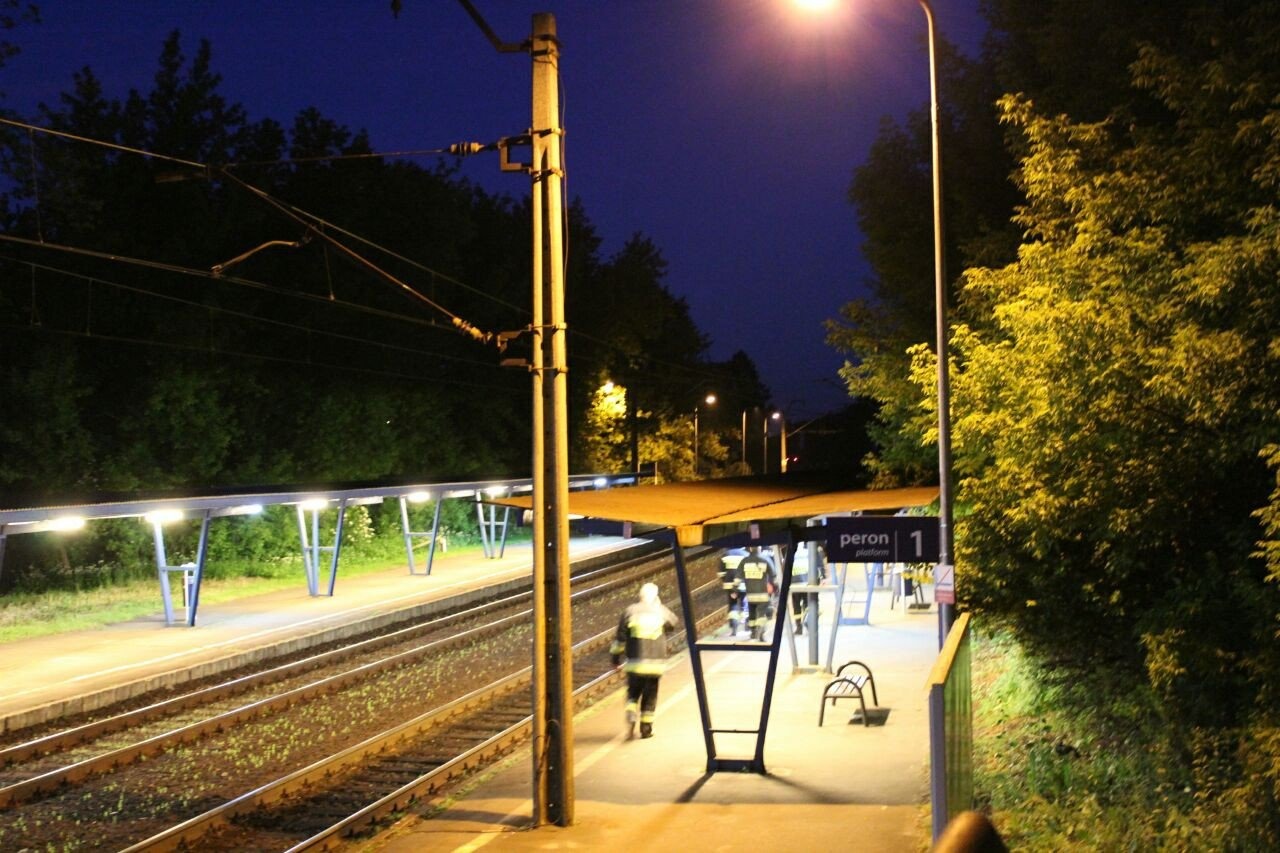 Szczęśliwy finał poszukiwań osoby potrąconej przez pociąg ! ZDJĘCIA !