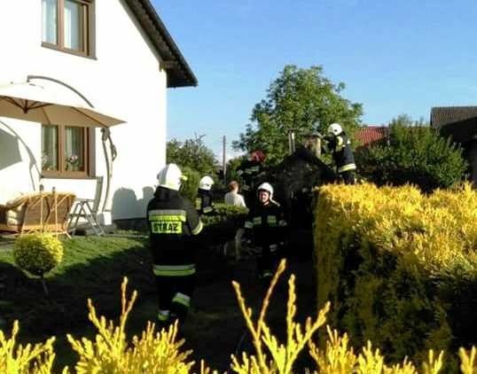 W Rajsku paliła się przydomowa wędzarnia. ZDJĘCIA !