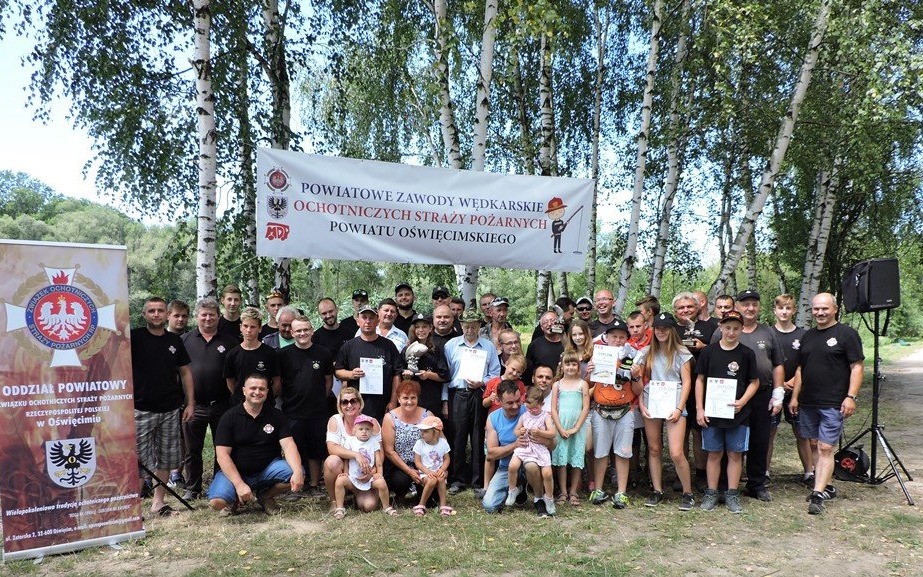 Powiatowe Spławikowe Zawody Wędkarskie Ochotniczych Straży Pożarnych Powiatu Oświęcimskiego. ZDJĘCIA !