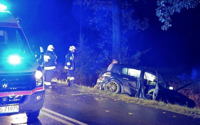 Zdarzenie drogowe w Skidziniu. ZDJĘCIA !