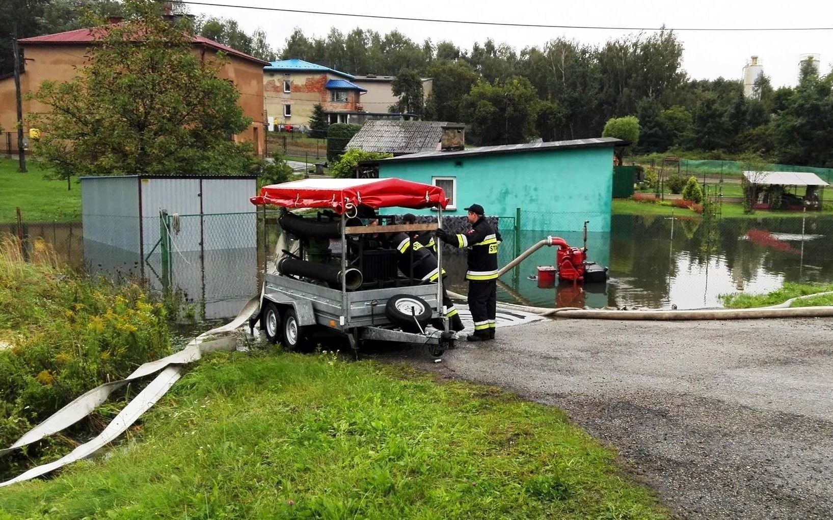 Do Oświęcimia zbliża się fala na Sole. Nad ranem dysponowano kolejne siły i środki. ! ZDJĘCIA !