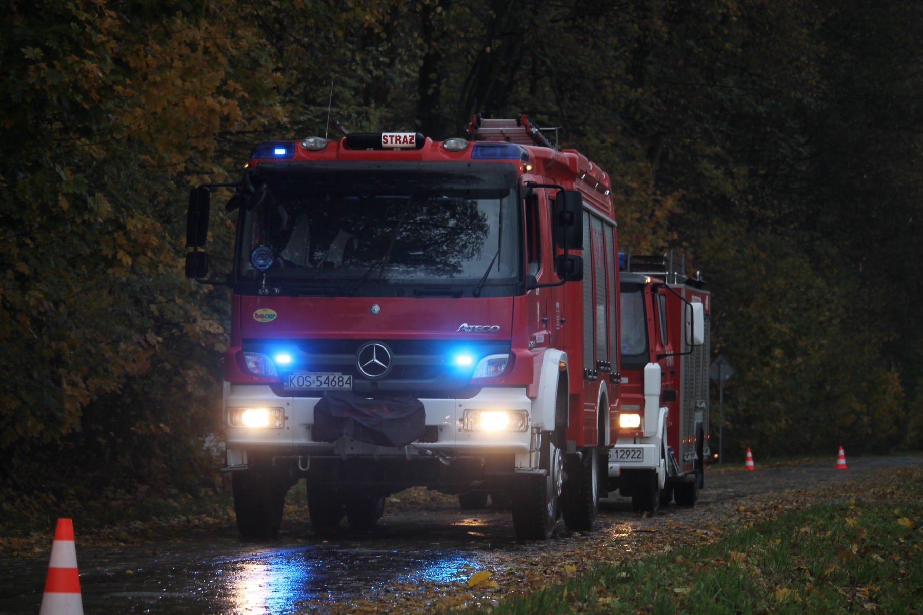 Strażacy usuwali skutki silnych wiatrów ! FOTORELACJA !