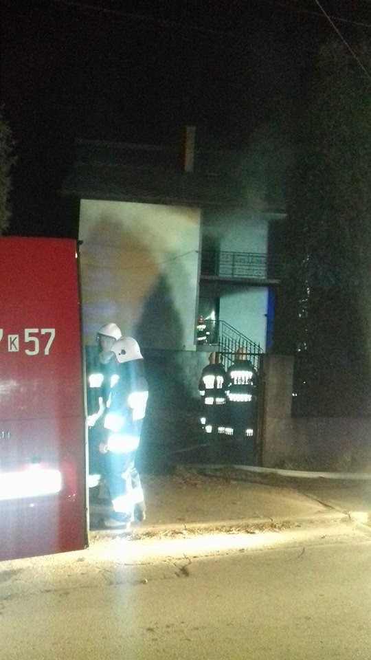 Nocny pożar budynku mieszkalnego w Nowej Wsi !
