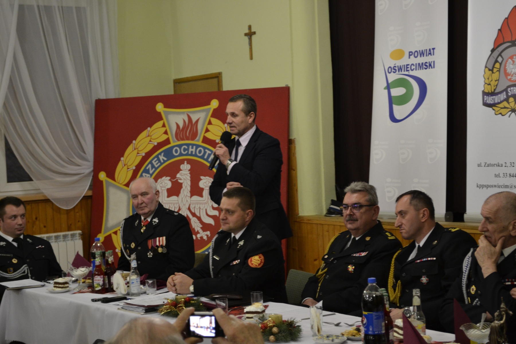 Uroczyste Posiedzenie Zarządu Oddziału Powiatowego ZOSP RP w Oświęcimiu. FOTO!