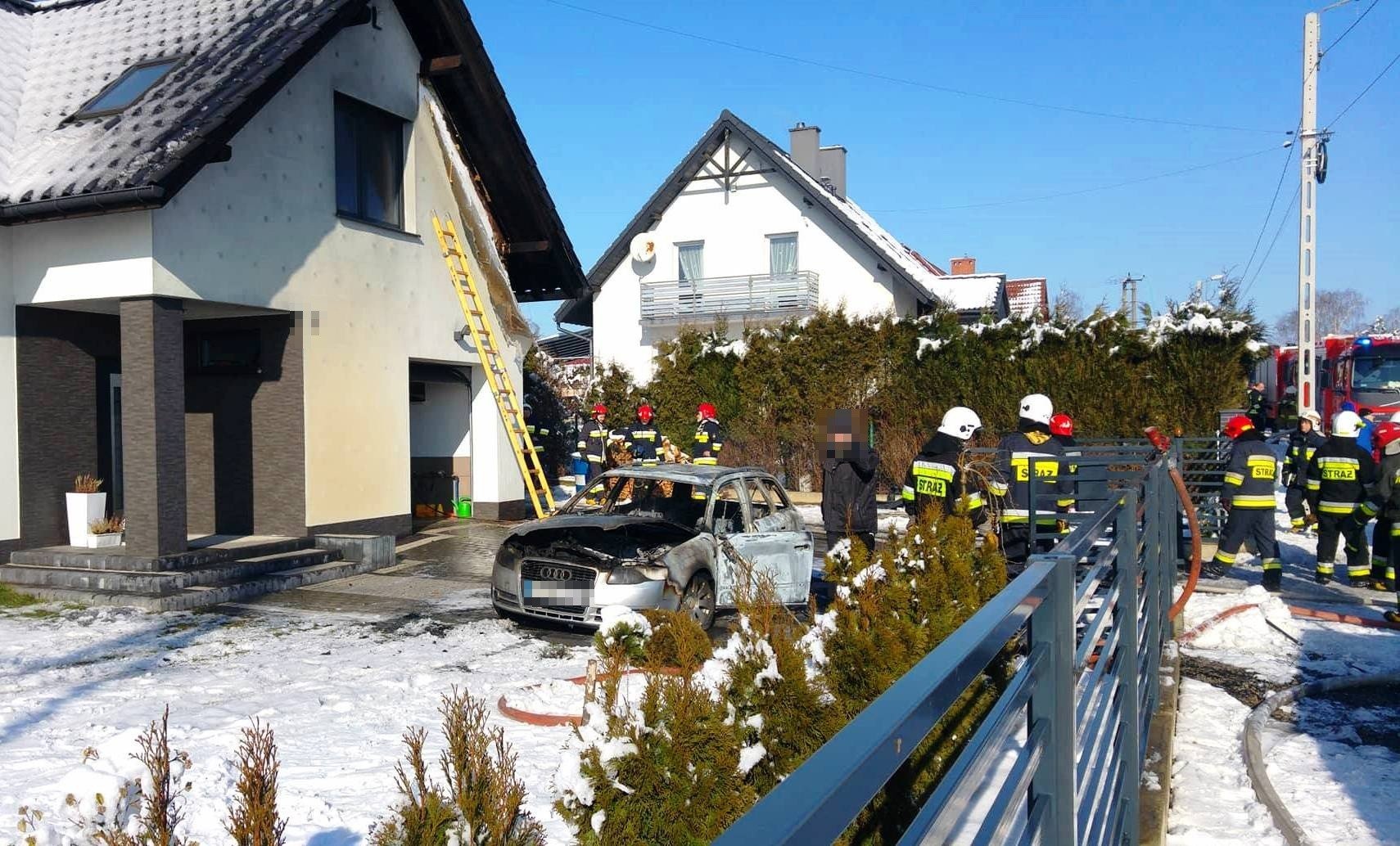 Pożar budynku mieszkalnego w Witkowicach. FOTO!