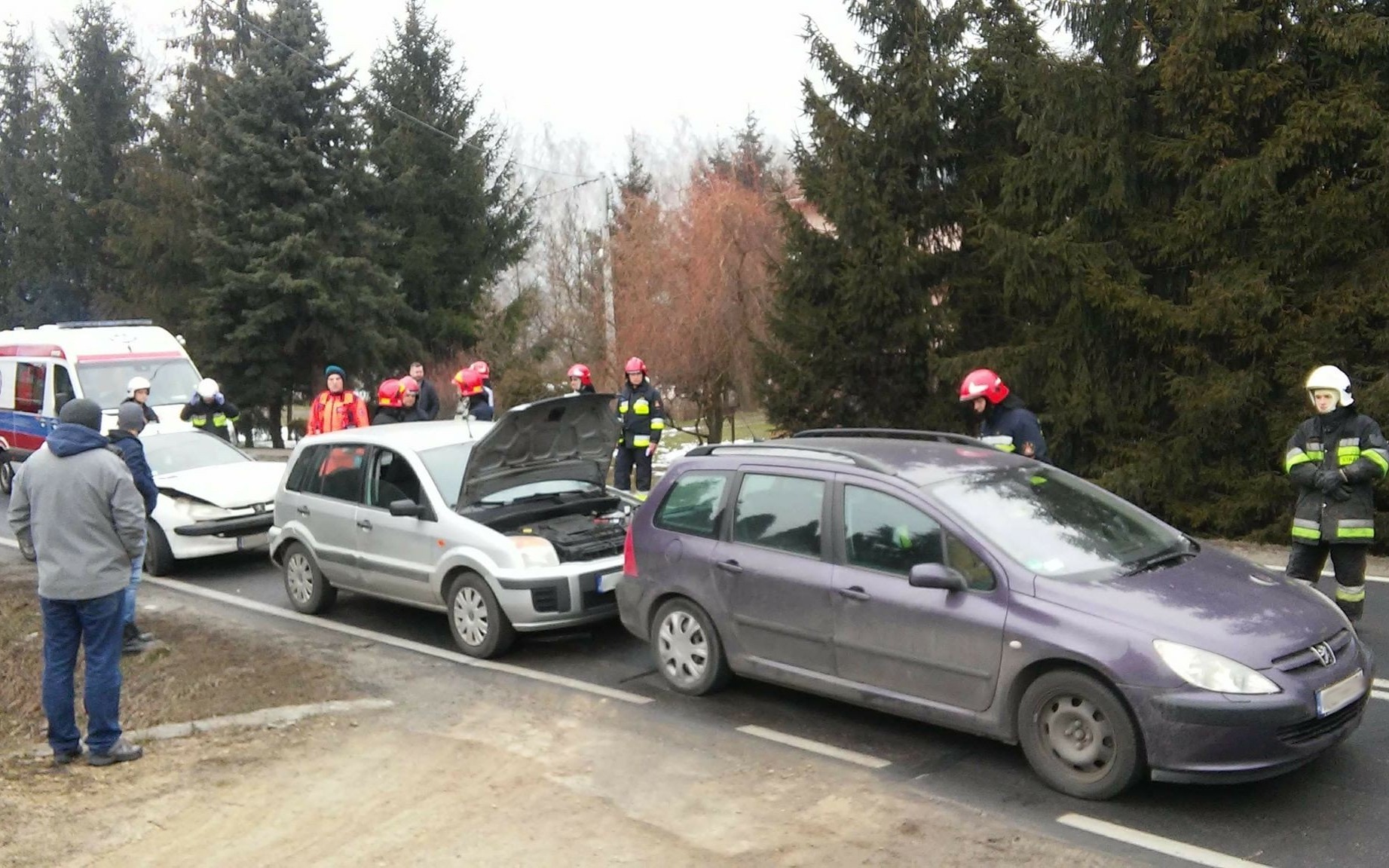 Wypadek na DK44 we Włosienicy. FOTO!