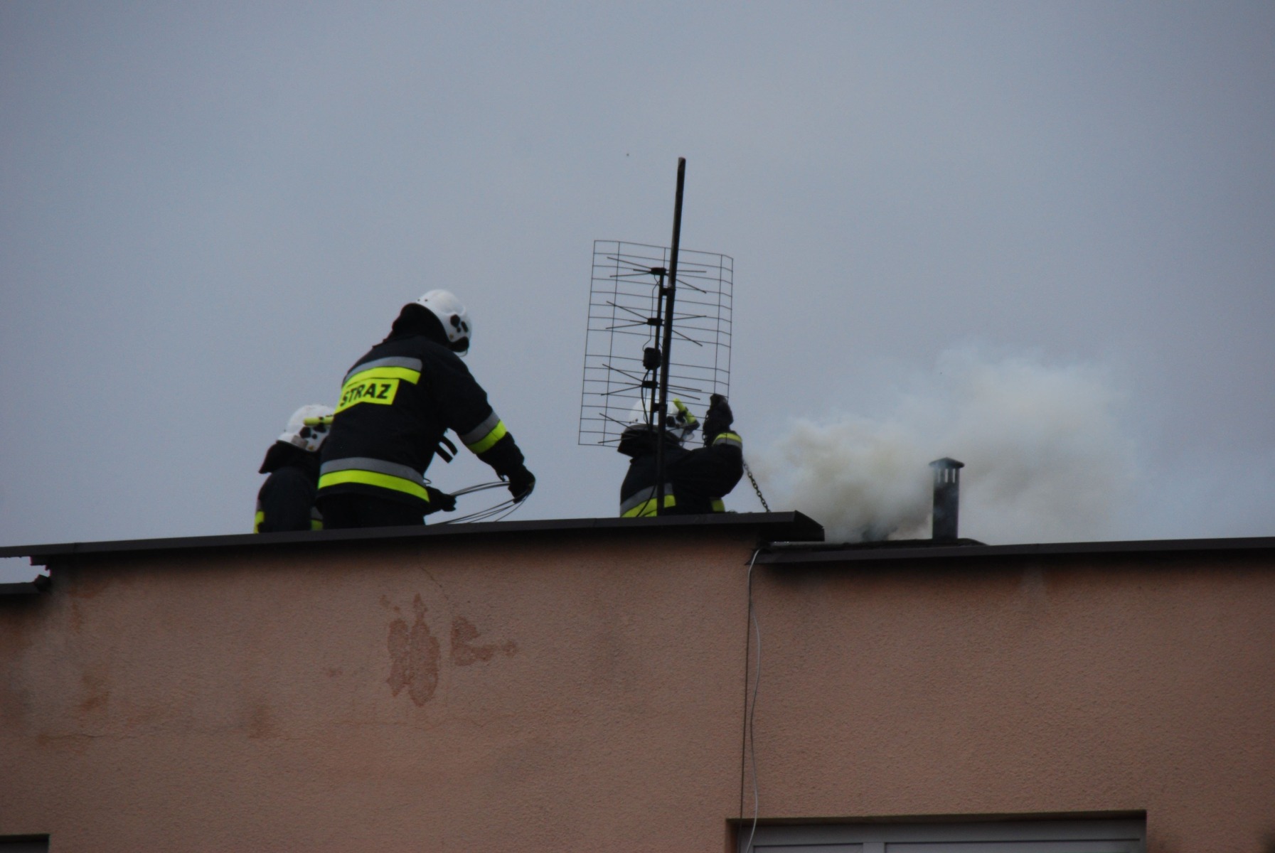 Pożar sadz we Włosienicy. FOTO, FILM!