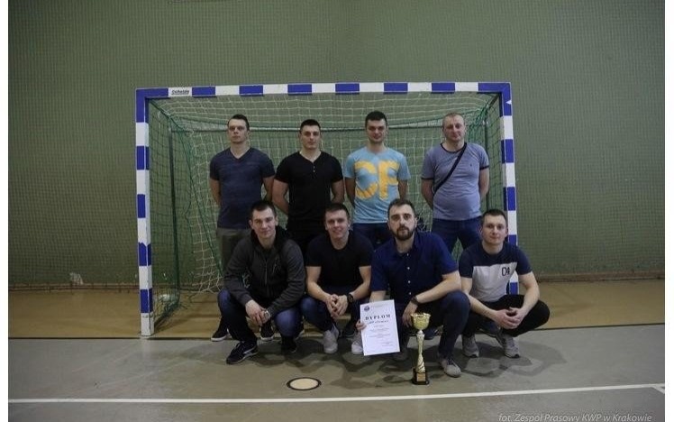 Oświęcimscy policjanci z trzecim miejscem na turnieju o Puchar KW Policji w Krakowie. FOTO!