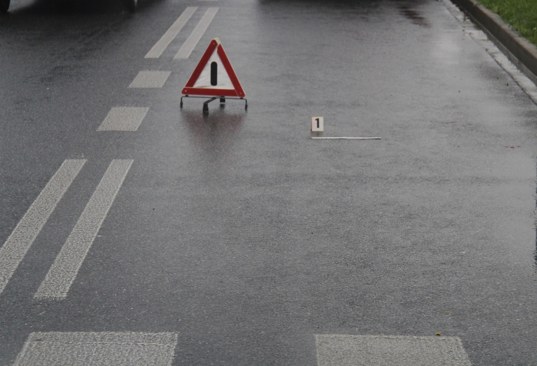 Piesza potrącona przez … rowerzystę