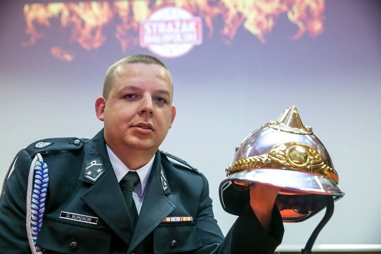 Strażak OSP Jawiszowice – Dawid Burzacki z tytułem Strażaka Roku w Małopolsce.