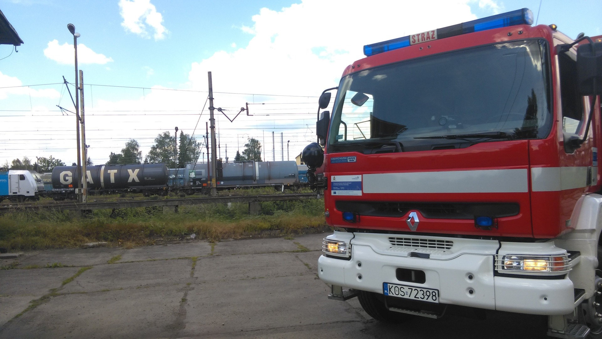 UWAGA ! Akcja służb ratowniczych na Dworcu PKP.