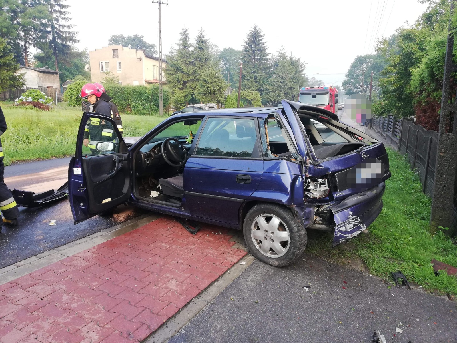 Niebezpieczny poranek na DK44. ZDJĘCIA!