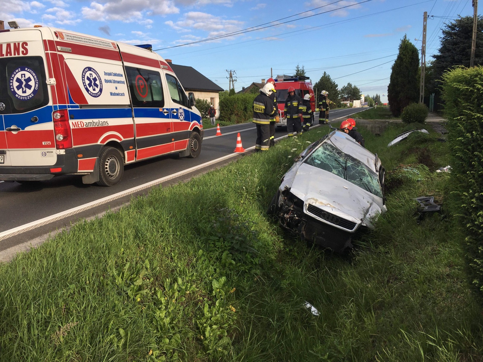 UWAGA! Dachowanie w Bulowicach. ZDJĘCIA!