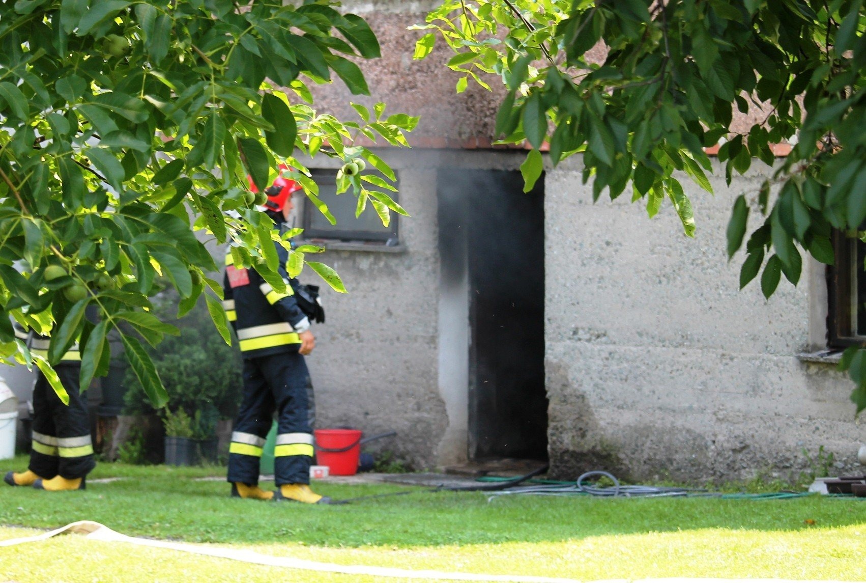 Pożar kotłowni w Porębie Wielkiej. ZDJĘCIA!