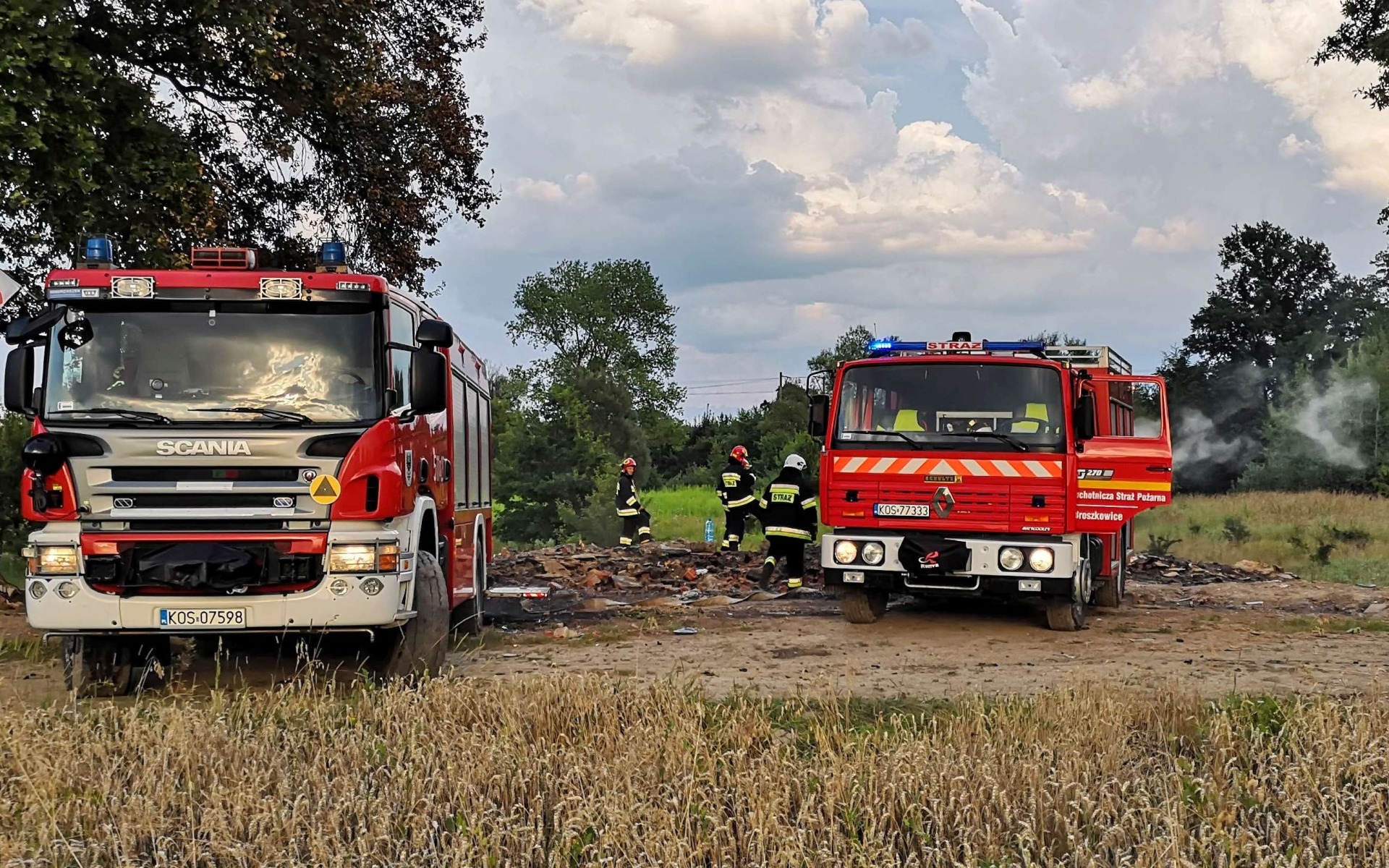 Kolejny pożar dzikiego wysypiska w Babicach. ZDJĘCIA!