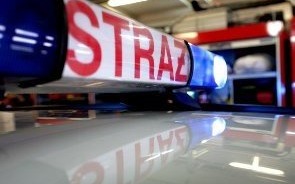 Pożar poddasza w Chełmku.