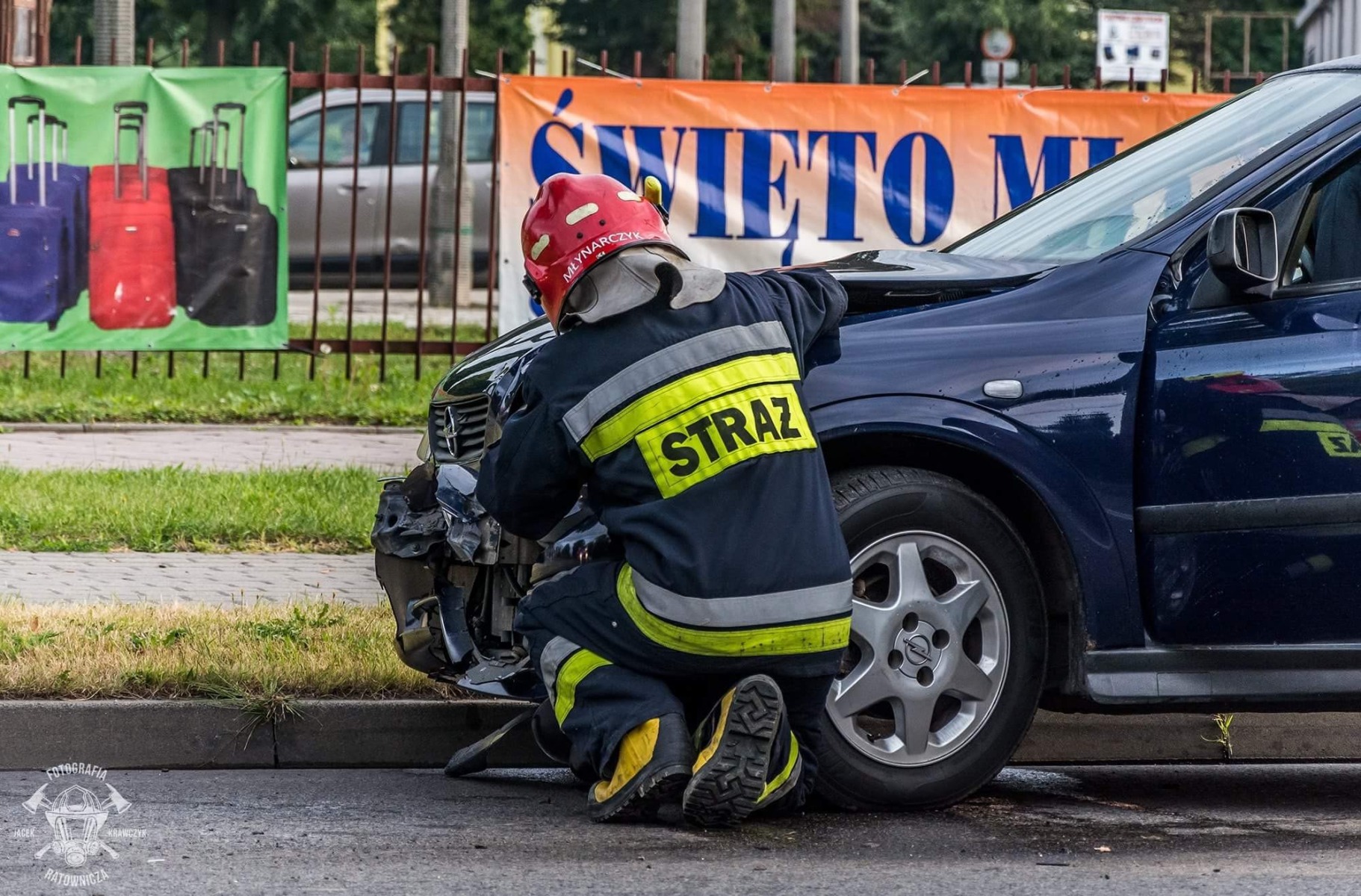 Karambol przy oświęcimskim targu. ZDJĘCIA !