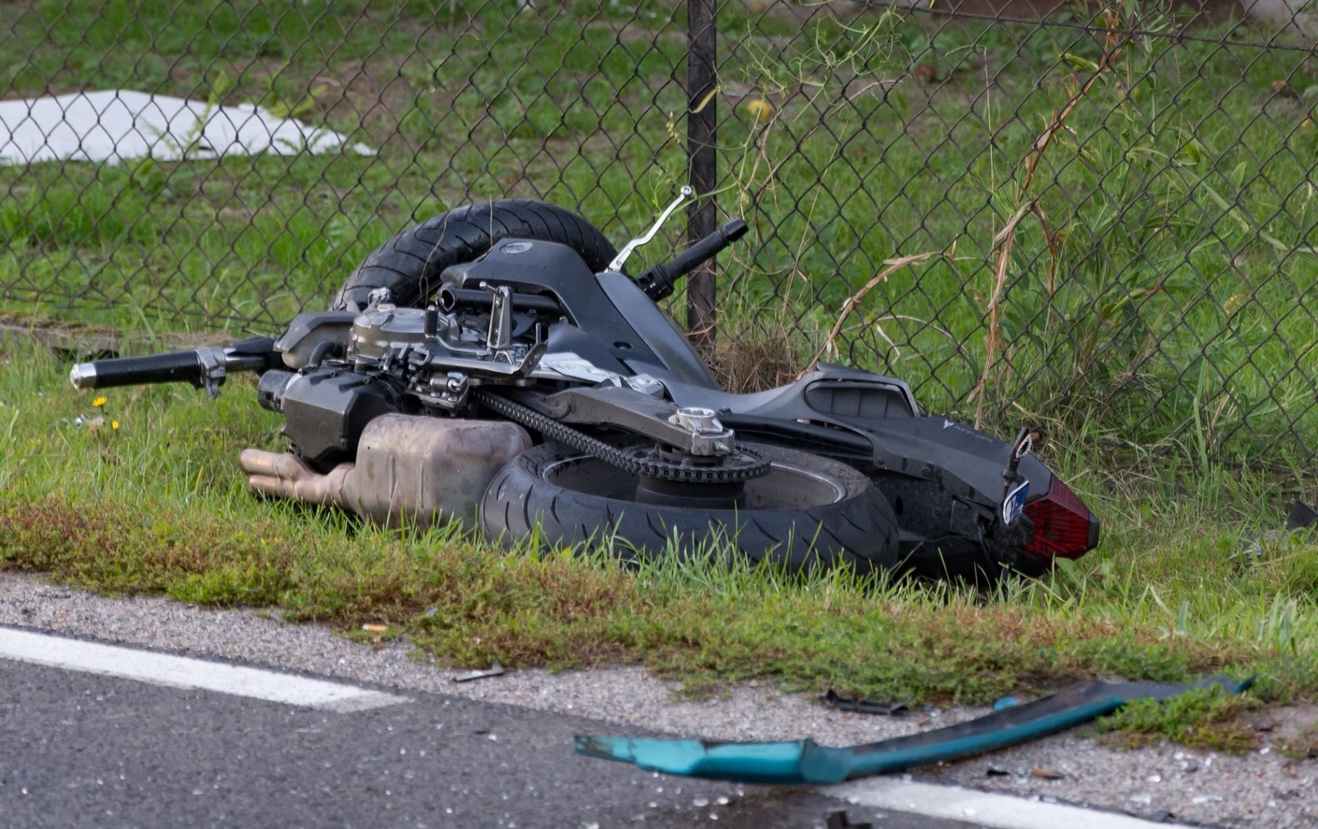 AKTUALIZACJA: Wypadek w Jawiszowicach. Motocyklista poważnie ranny. ZDJĘCIA!