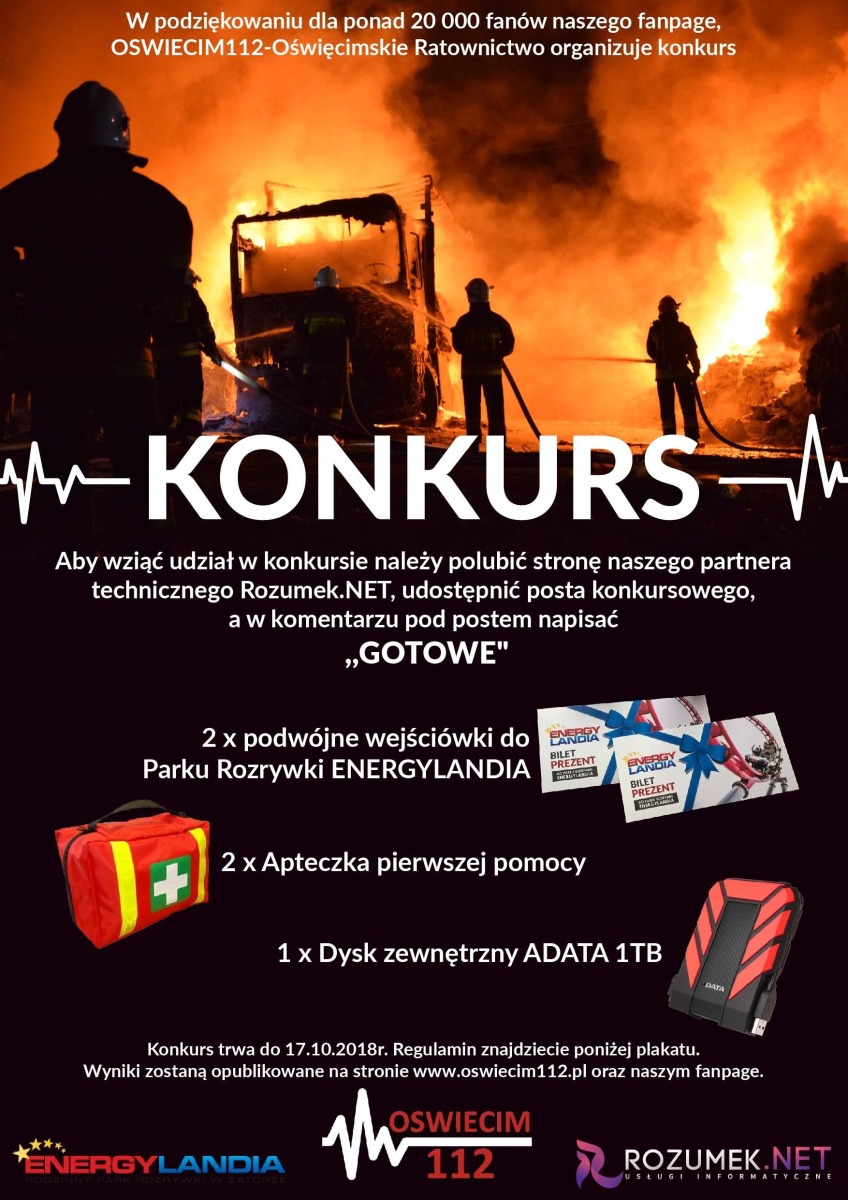 Konkurs OSWIECIM112 dla czytelników naszego portalu !