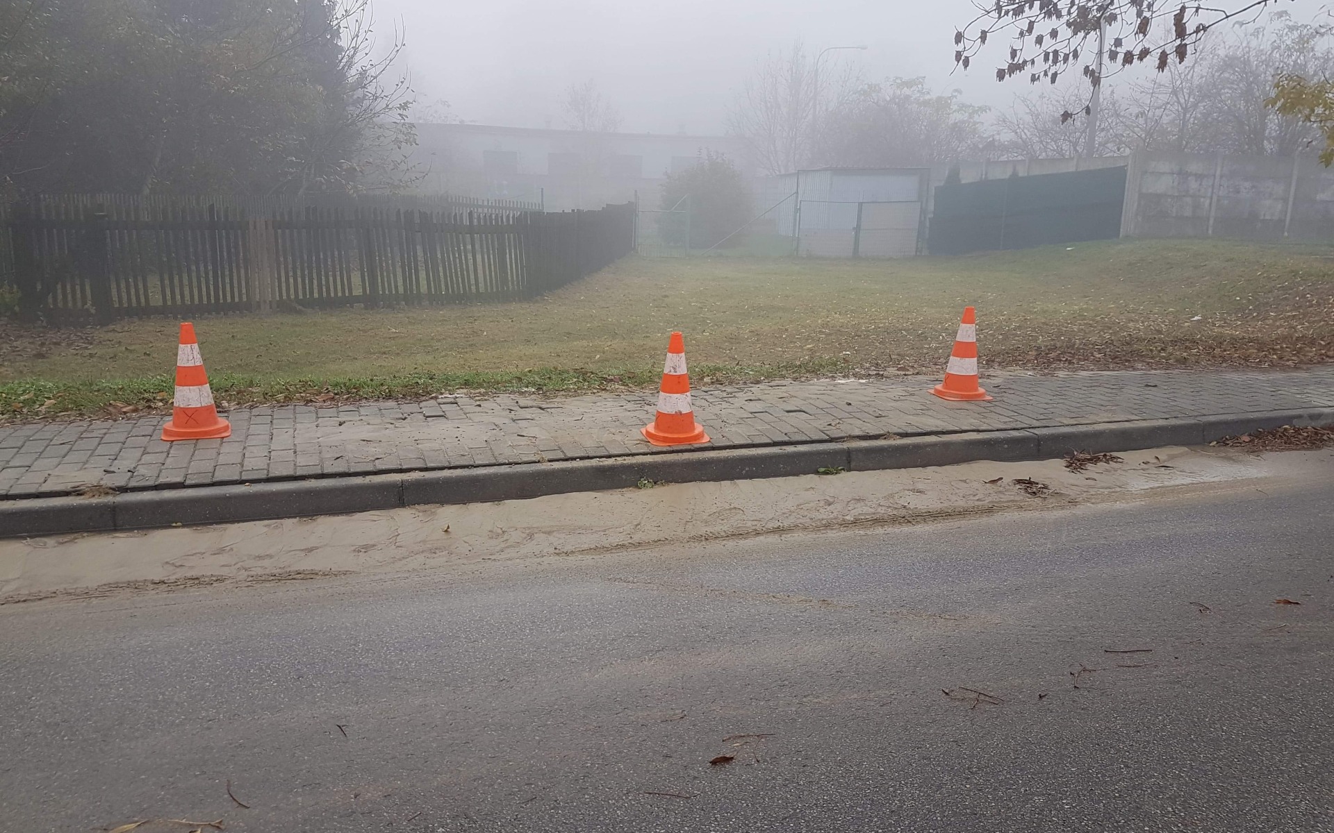 Awaria sieci wodociągowej w Oświęcimiu.