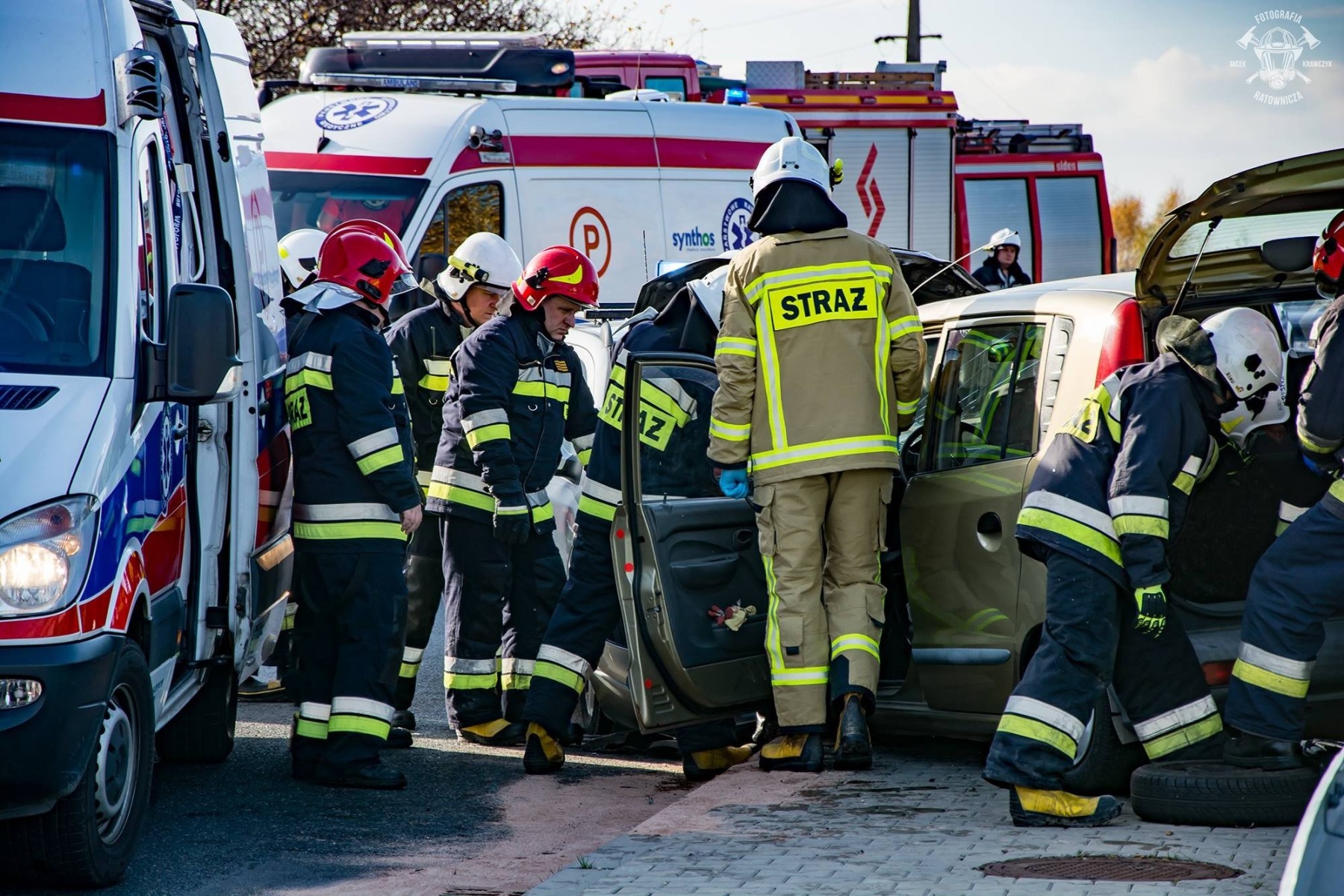 Dwa zdarzenia drogowe w gminie Chełmek. ZDJĘCIA!