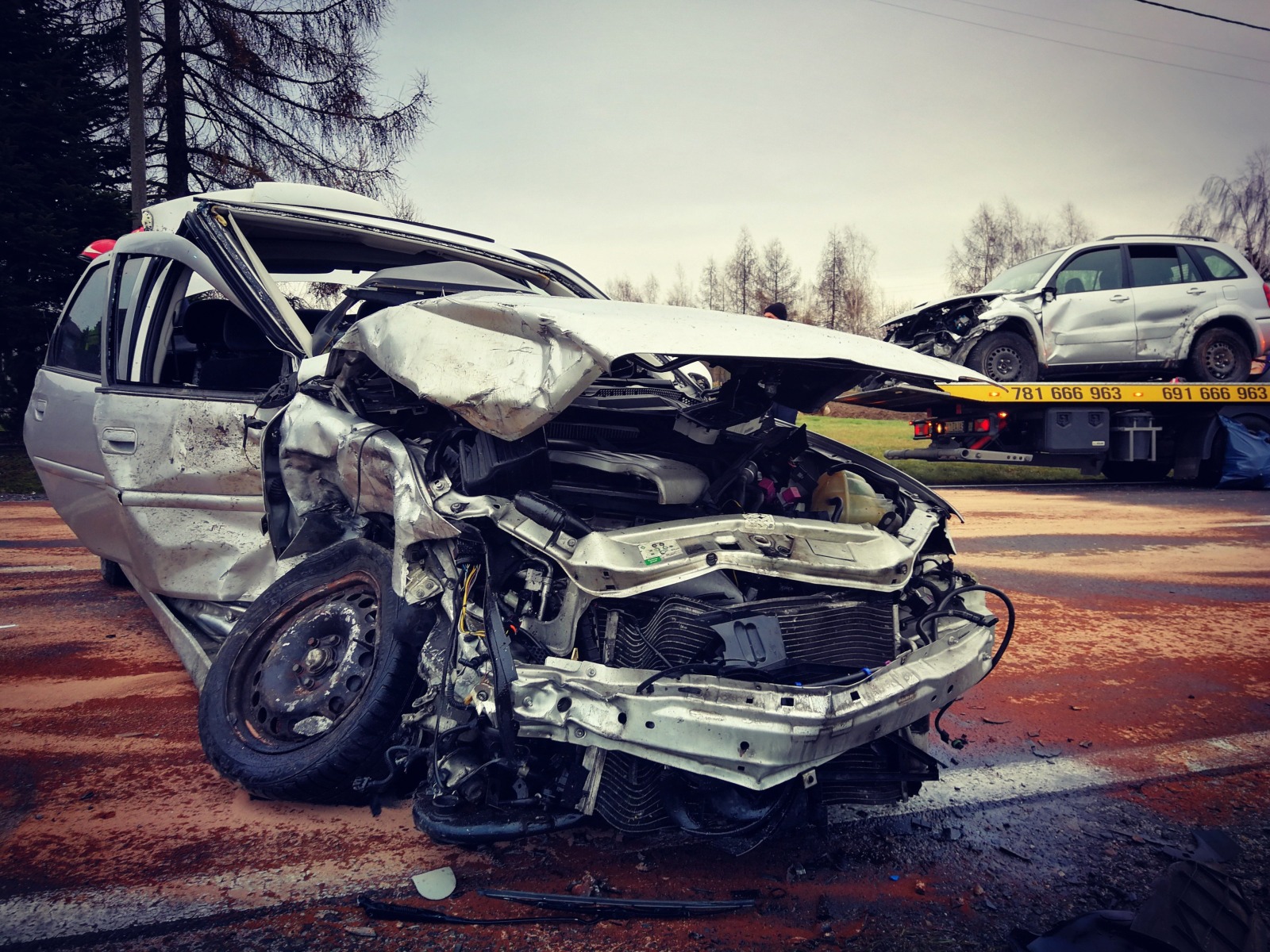 Poważny wypadek na DK44 w Oświęcimiu. ZDJĘCIA! FILM !