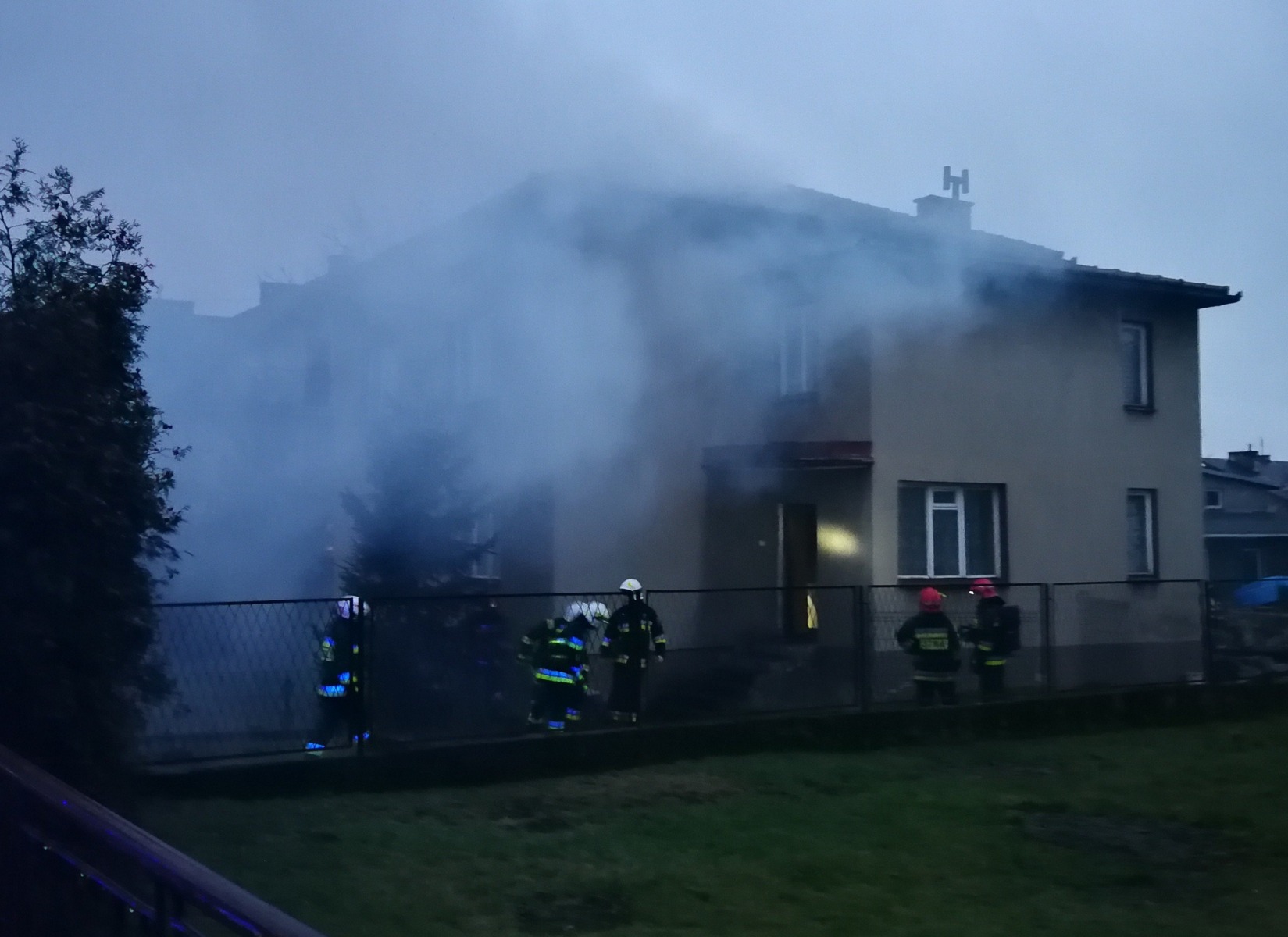 Pożar w Jawiszowicach. ZDJĘCIA, FILM !