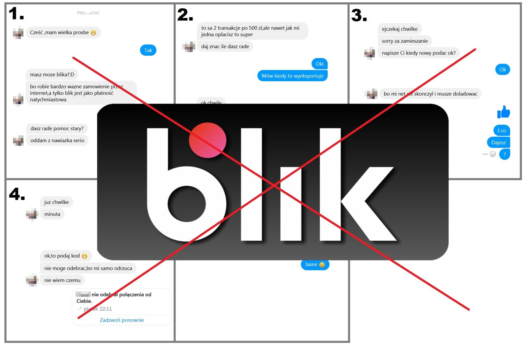 Cyberprzestępcy metodą na BLIK, zaatakowali w powiecie oświęcimskim – ZDJĘCIA!