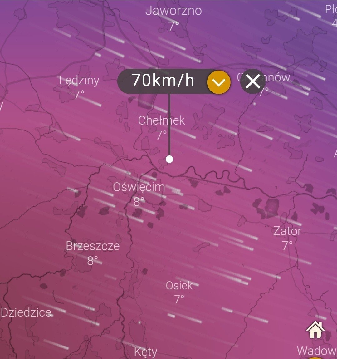 Ostrzeżenie przed silnym wiatrem. Najmocniej powieje w sobotę